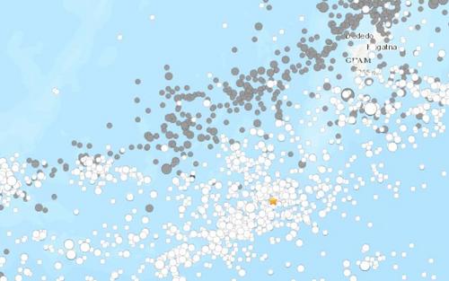 关岛附近海域发生里氏4.7级地震震源深度10千米