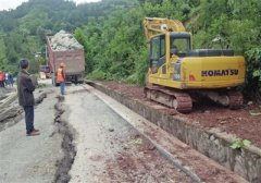 暴雨袭击 遵义市国省干线多路段基