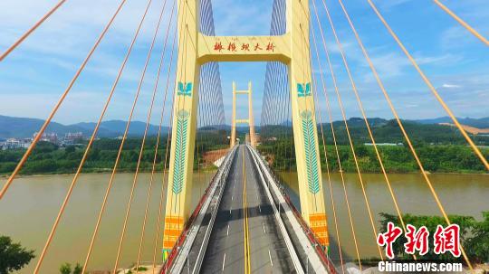 图为横跨澜沧江的橄榄坝大桥。景洪市委宣传部供图