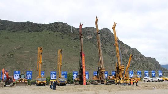 川藏铁路拉林段站房工程开工 本文图片均来自中铁建工集团微信公号