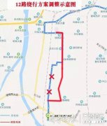 因楚玉路持续施工 烟台12路公交绕