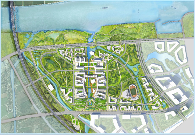 香港科技大学（广州）规划建设效果图