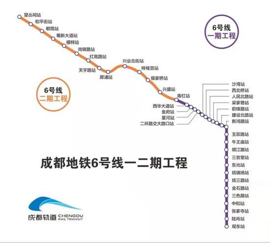 6号线一二期线路图